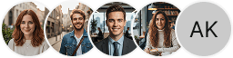 Multiple investor profile avatars on Avalanche Cumbrix trading review block